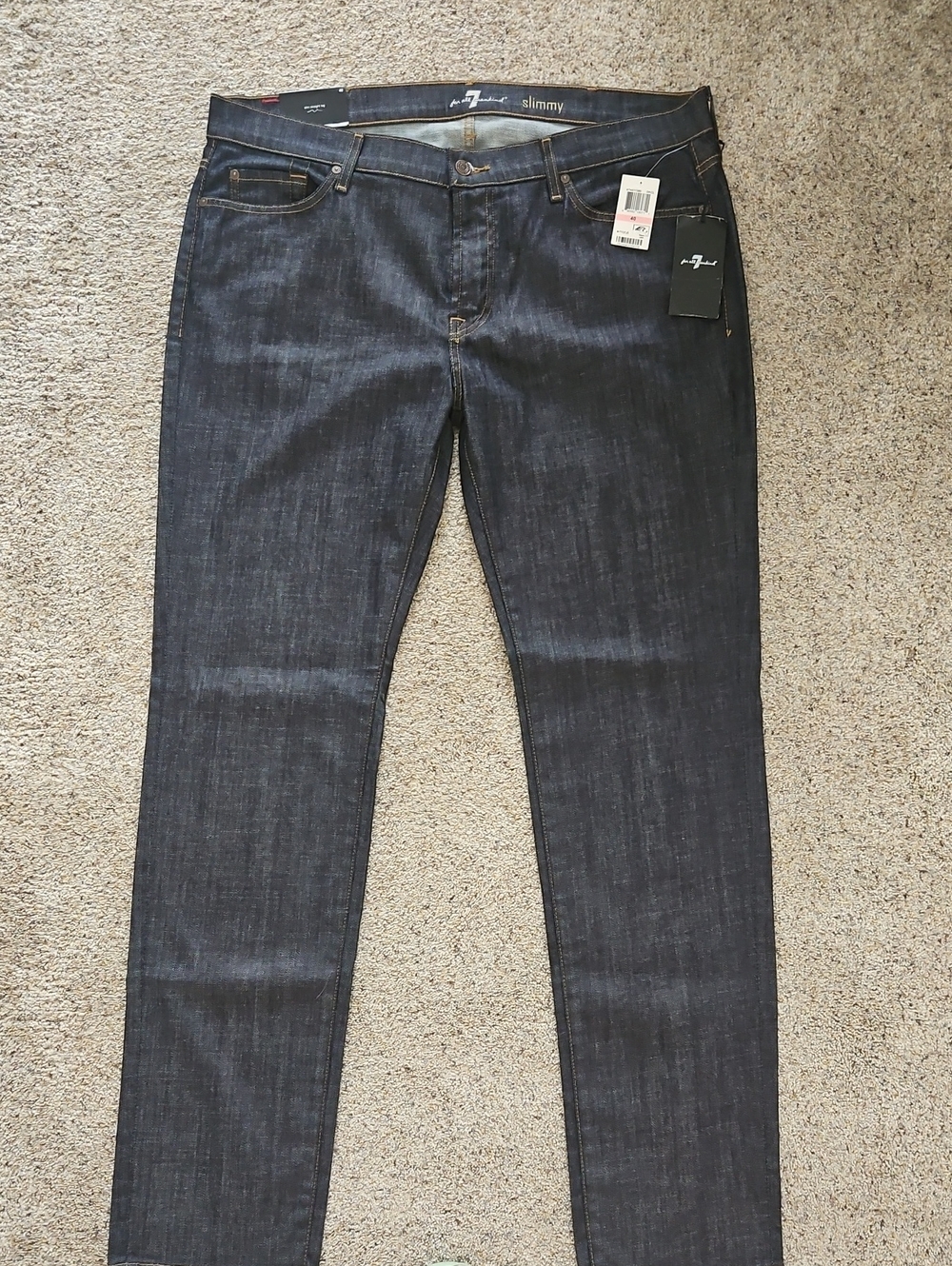 7 For All Mankind Slimmy Dark Indigo Men's Jeans